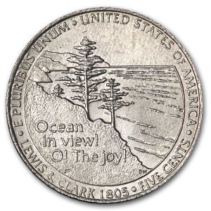 2005-P Jefferson Nickel Ocean in View BU 2005-P Jefferson Nickel Ocean in View BU